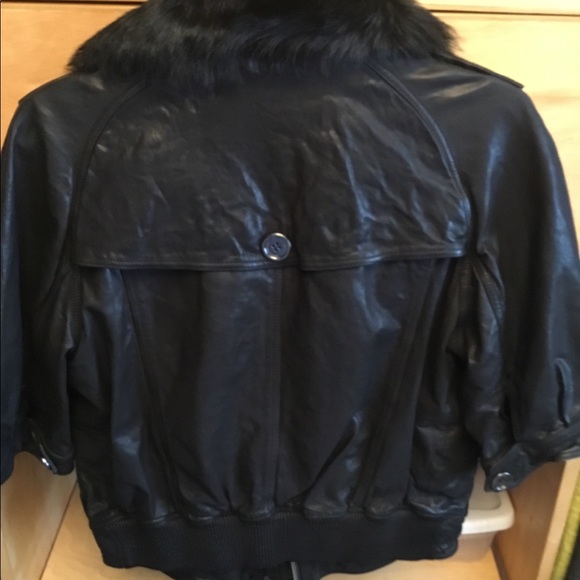 Burberry leather coat - Picture 2 of 8